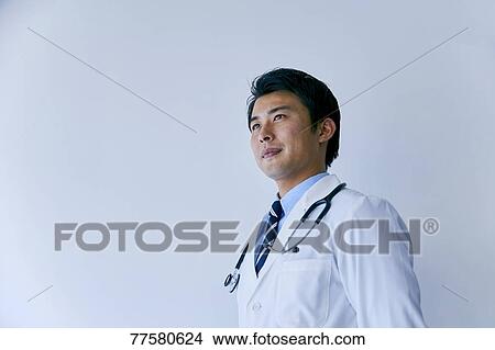 Picture - Japanese doctor. Fotosearch