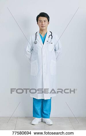 Picture - Japanese doctor. Fotosearch