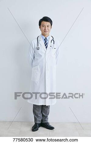 Stock Image - Japanese doctor. Fotosearch