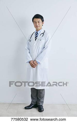 Stock Image - Japanese doctor. Fotosearch