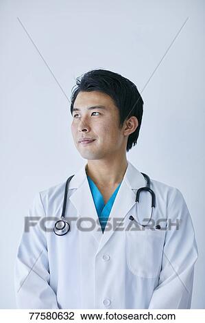 Stock Image - Japanese doctor. Fotosearch