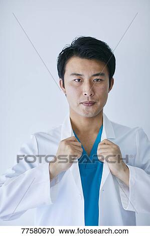 Stock Image - Japanese doctor. Fotosearch