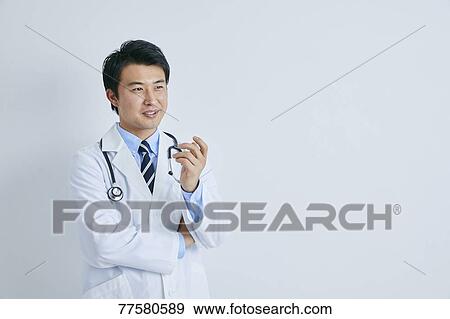 Japanese doctor View Large Photo Image Stock Photo - Japanese doctor. Fotosearch