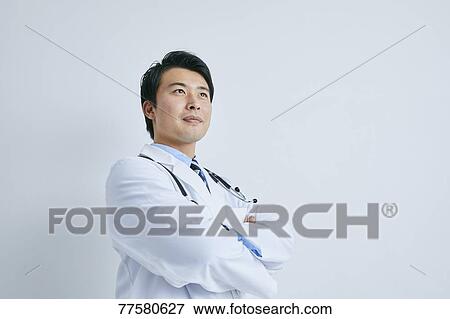 Stock Photo - Japanese doctor. Fotosearch