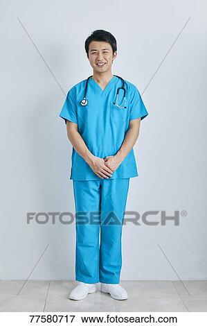 Stock Photo - Japanese doctor. Fotosearch