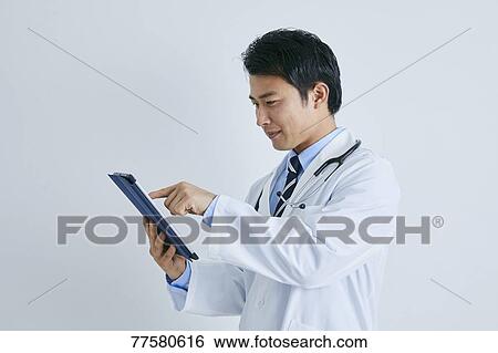 Stock Photograph - Japanese doctor. Fotosearch