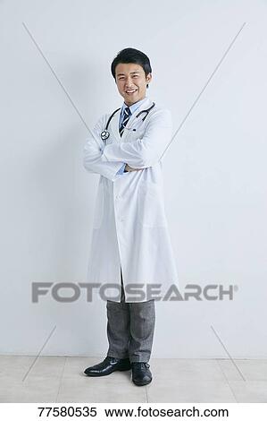 Stock Photography - Japanese doctor. Fotosearch