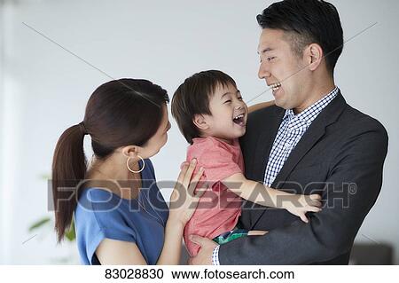 Japanese family View Large Photo Image Stock Image - Japanese family. Fotosearch