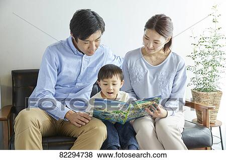 Japanese family View Large Photo Image Stock Photo - Japanese family. Fotosearch