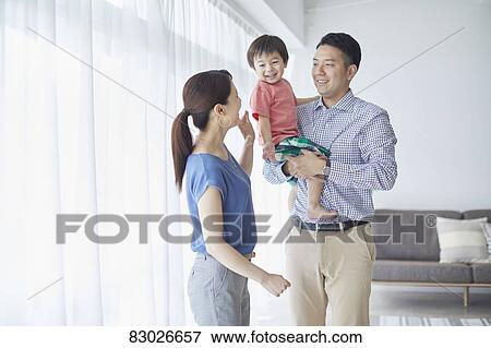 Japanese family View Large Photo Image Stock Photo - Japanese family. Fotosearch