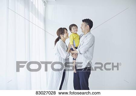 Japanese family View Large Photo Image Stock Photo - Japanese family. Fotosearch