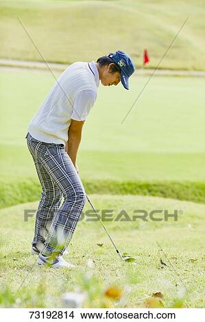 Japanese golf player on course View Large Photo Image Picture - Japanese golf player on course. Fotosearch