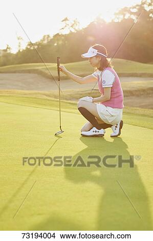 Japanese golf player on course View Large Photo Image Picture - Japanese golf player on course. Fotosearch