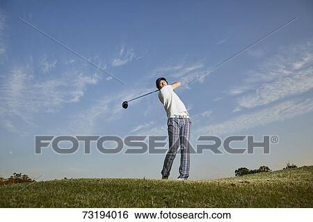 Japanese golf player on course View Large Photo Image Stock Photograph - Japanese golf player on course. Fotosearch
