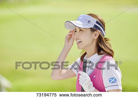 Japanese golf player on course View Large Photo Image Stock Photography - Japanese golf player on course. Fotosearch