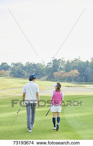 Japanese golf players on course View Large Photo Image Picture - Japanese golf players on course. Fotosearch