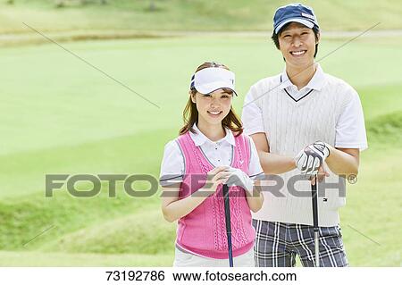 Japanese golf players on course View Large Photo Image Stock Photograph - Japanese golf players on course. Fotosearch