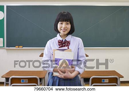 Japanese high-school girl View Large Photo Image Picture - Japanese high-school girl. Fotosearch