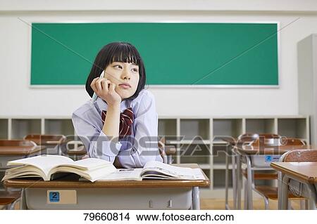 Japanese high-school girl View Large Photo Image Picture - Japanese high-school girl. Fotosearch