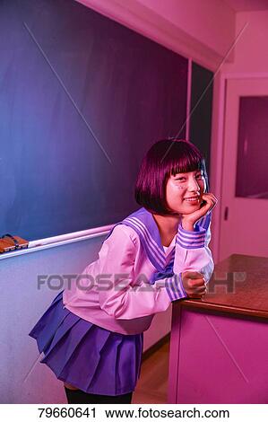 Japanese high-school girl View Large Photo Image Stock Image - Japanese high-school girl. Fotosearch