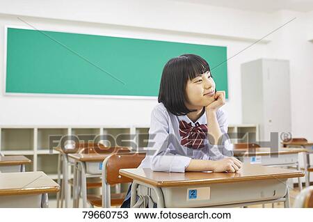 Japanese high-school girl View Large Photo Image Stock Image - Japanese high-school girl. Fotosearch
