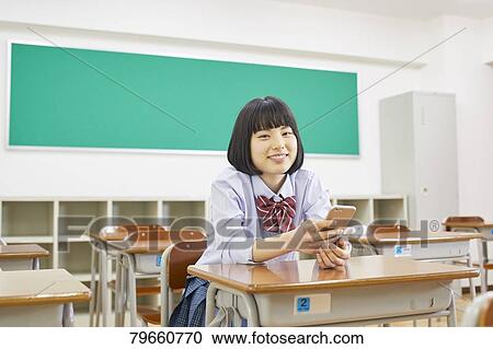 Japanese high-school girl View Large Photo Image Stock Image - Japanese high-school girl. Fotosearch
