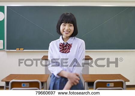 Japanese high-school girl View Large Photo Image Stock Photo - Japanese high-school girl. Fotosearch