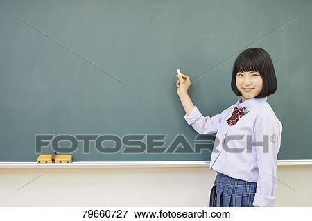 Japanese high-school girl View Large Photo Image Stock Photo - Japanese high-school girl. Fotosearch