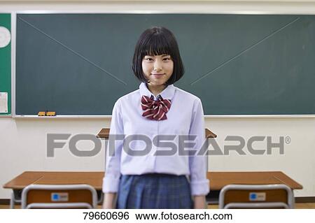 Japanese high-school girl View Large Photo Image Stock Photograph - Japanese high-school girl. Fotosearch