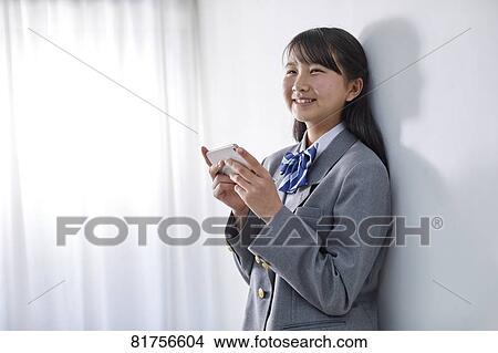 Japanese junior high student View Large Photo Image Picture - Japanese junior high student. Fotosearch