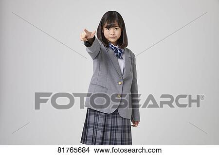 Picture - Japanese junior high student. Fotosearch