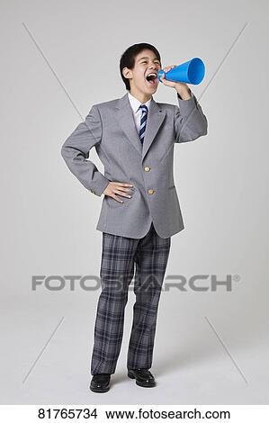 Picture - Japanese junior high student. Fotosearch