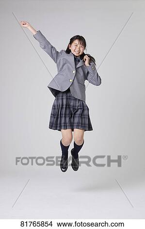 Picture - Japanese junior high student. Fotosearch