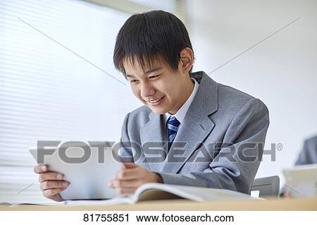Japanese junior high student View Large Photo Image Stock Image - Japanese junior high student. Fotosearch