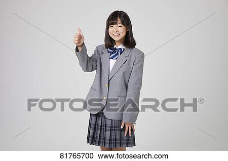 Japanese junior high student View Large Photo Image Stock Image - Japanese junior high student. Fotosearch
