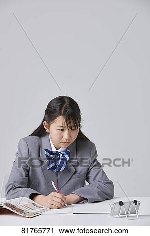 Japanese junior high student View Large Photo Image Stock Image - Japanese junior high student. Fotosearch