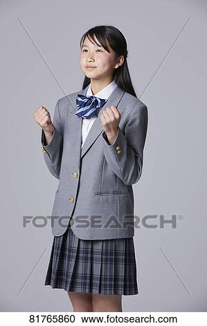 Japanese junior high student View Large Photo Image Stock Image - Japanese junior high student. Fotosearch