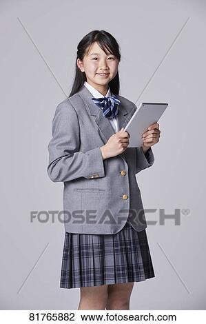 Japanese junior high student View Large Photo Image Stock Image - Japanese junior high student. Fotosearch