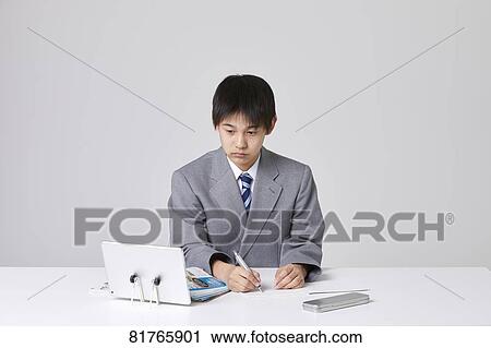 Japanese junior high student View Large Photo Image Stock Image - Japanese junior high student. Fotosearch