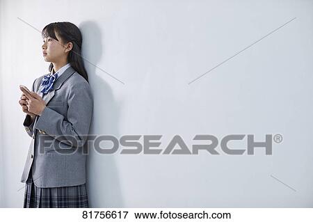 Stock Photo - Japanese junior high student. Fotosearch