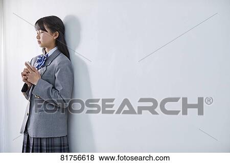 Stock Photo - Japanese junior high student. Fotosearch