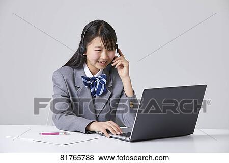 Japanese junior high student View Large Photo Image Stock Photo - Japanese junior high student. Fotosearch