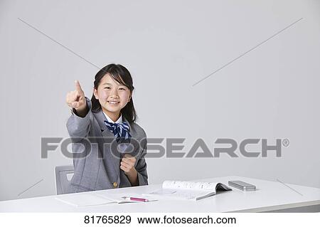 Japanese junior high student View Large Photo Image Stock Photo - Japanese junior high student. Fotosearch
