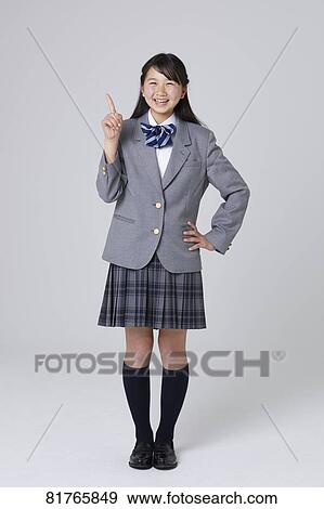 Japanese junior high student View Large Photo Image Stock Photo - Japanese junior high student. Fotosearch