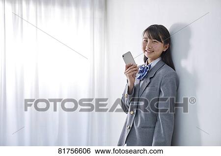 Japanese junior high student View Large Photo Image Stock Photograph - Japanese junior high student. Fotosearch