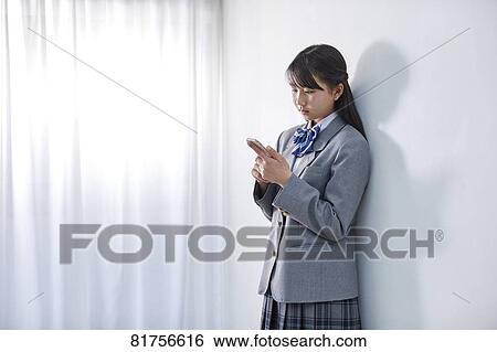 Stock Photograph - Japanese junior high student. Fotosearch
