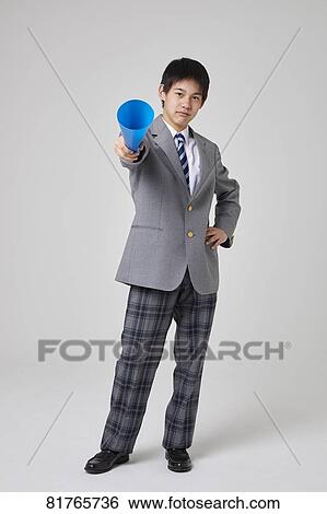 Japanese junior high student View Large Photo Image Stock Photograph - Japanese junior high student. Fotosearch