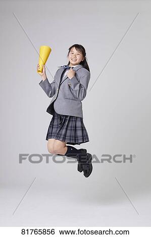 Stock Photograph - Japanese junior high student. Fotosearch
