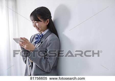 Japanese junior high student View Large Photo Image Stock Photography - Japanese junior high student. Fotosearch