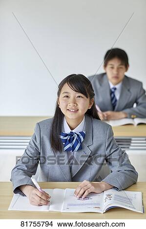 Japanese junior high students View Large Photo Image Picture - Japanese junior high students. Fotosearch